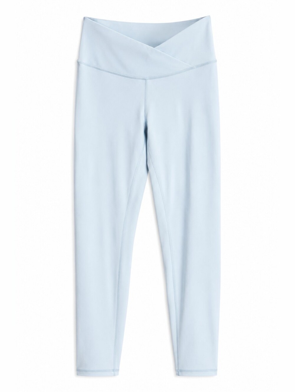 Lululemon Women’s 14 Light Blue High Rise Leggings Crossover Waist